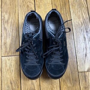 Dansko Black Suede Mesh Waterproof Hiking Trail Shoes Womens Size 39